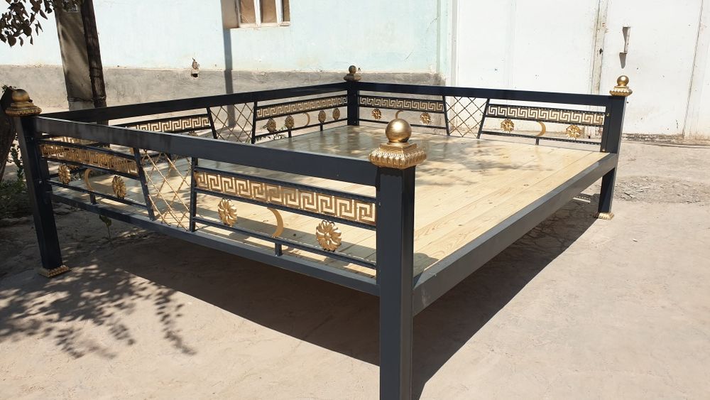 Temir karavat profeldan