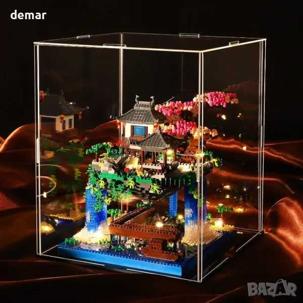 CAXIMSY Строителен комплект Мини японска къща с череша, 3300 части