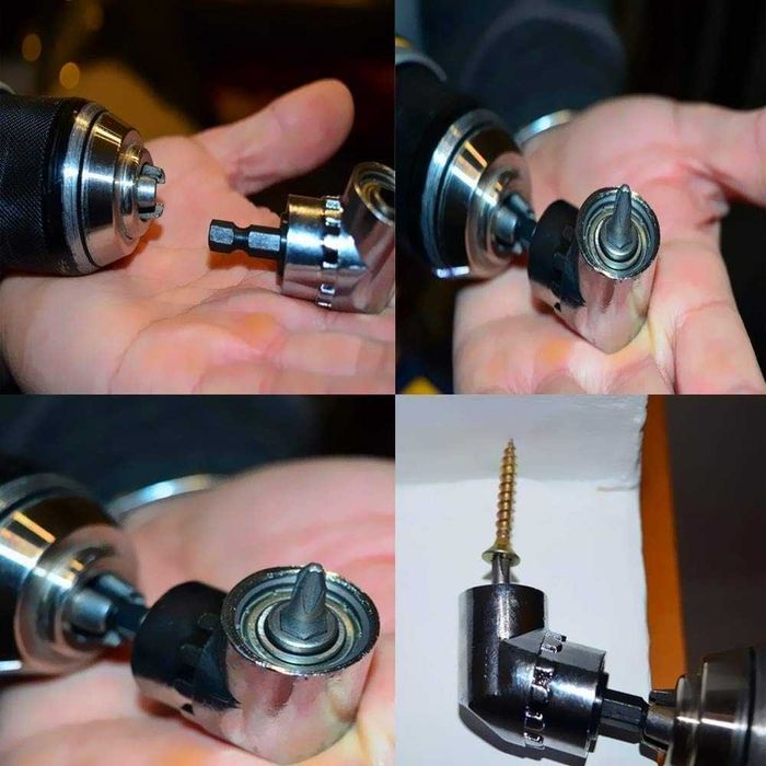 Ъглов адаптер 105 градуса, 1/4 " с три преходника