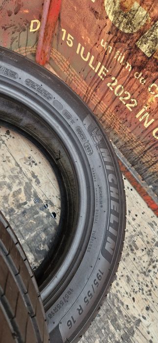 2 Anvelope Michelin noi 195 65 R16 de vara . Dot 2022