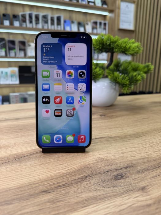 ‼️iPhone 12 Pro Max 128Gb Gold - Sanatate bat.100% - Garantie 12 luni