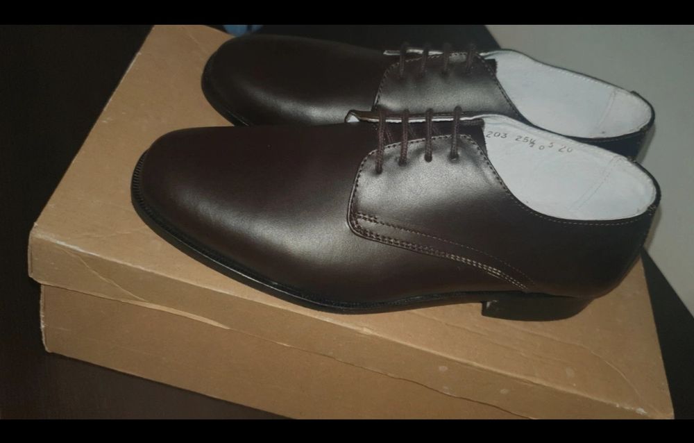 Pantofi piele police/ army