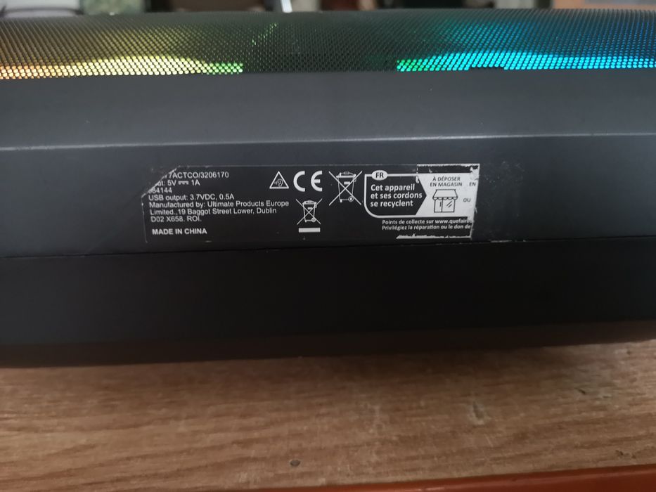 Boxă portabilă 2x20wati