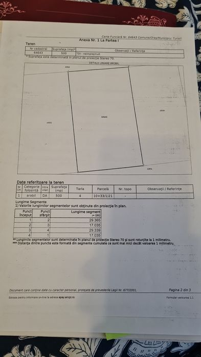 Teren 500 mp în Dimieni