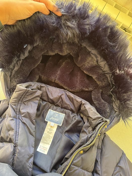 Зимний пуховик для девочек Jacadi