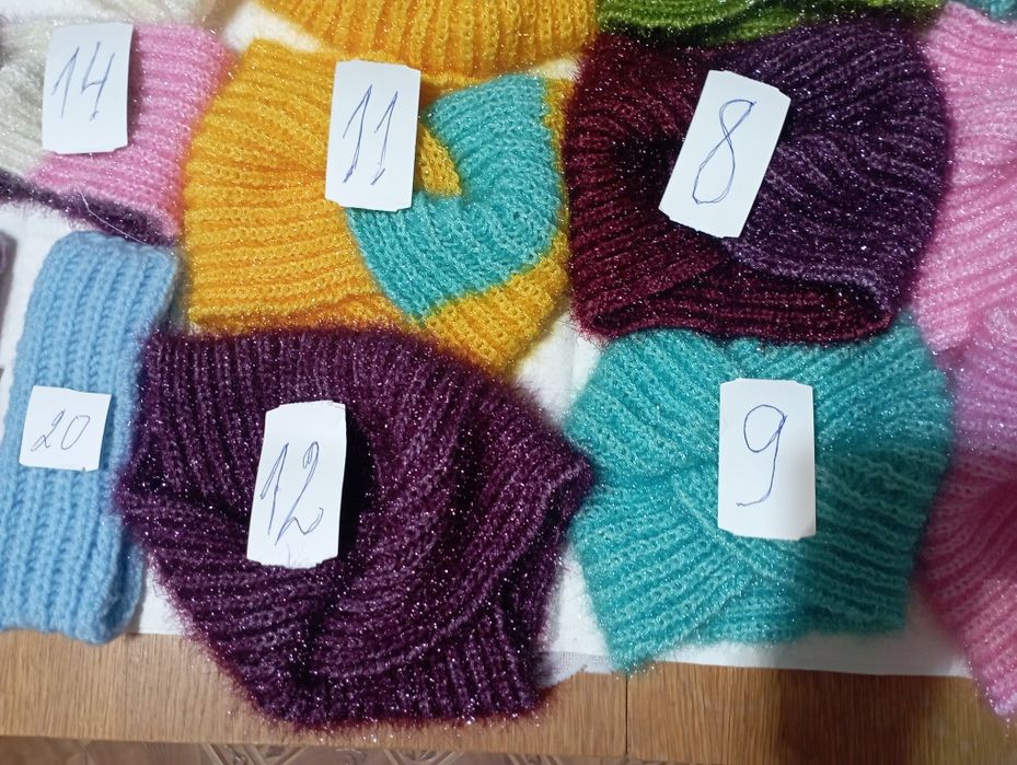 Ръчно плетени ленти за глава