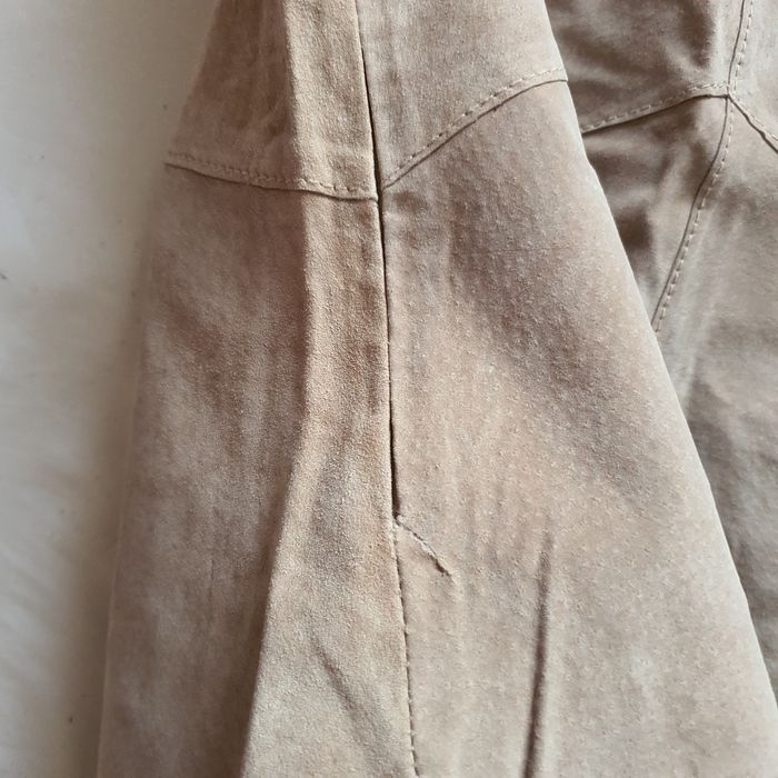 Bluza de piele intoarsa naturala