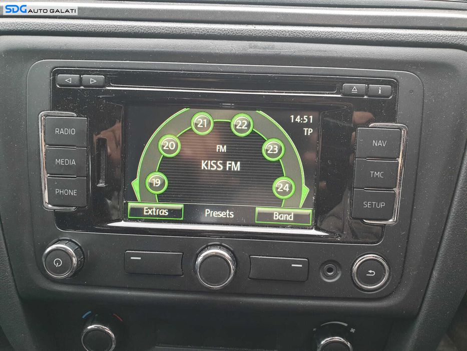 Navigatie Radio CD Player Amundsen + Skoda Rapid 2012 - 2022 [Q3501]