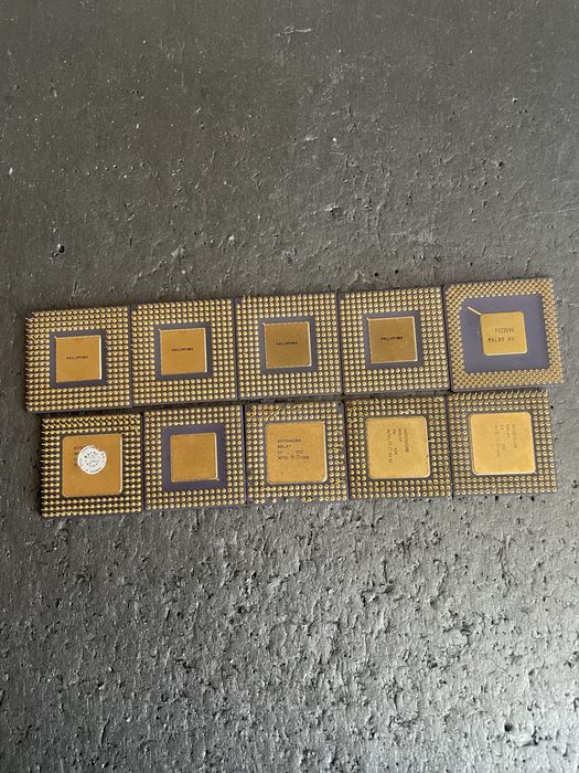 Керамични позлатени процесори