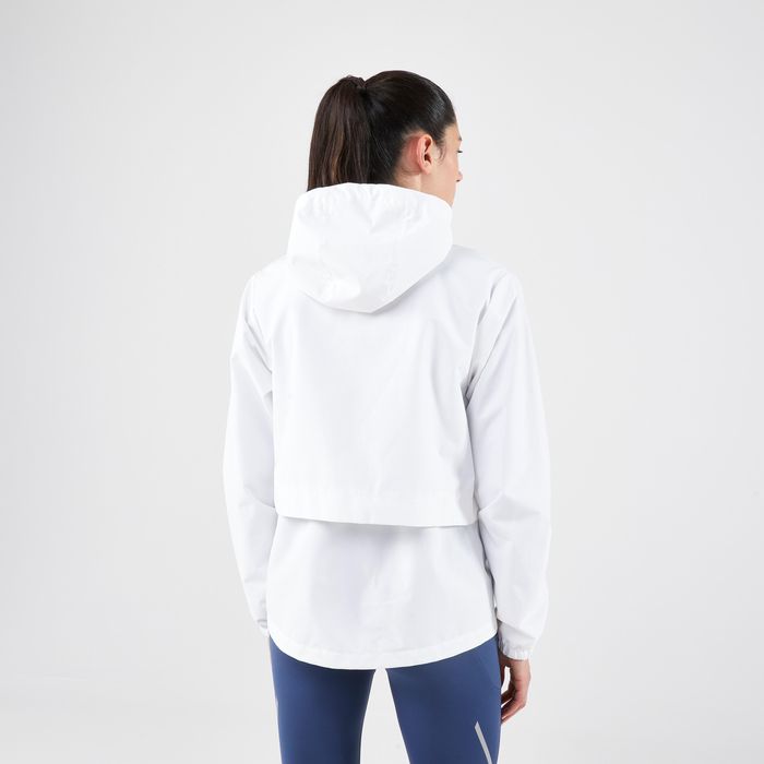 Geacă ploaie Rain Kiprun Run 100 Alb Damă - produs resigilat Decathlon
