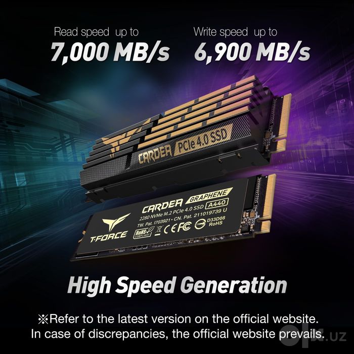 SSD NVMe 2 TB T-Force Cardea A440 M.2