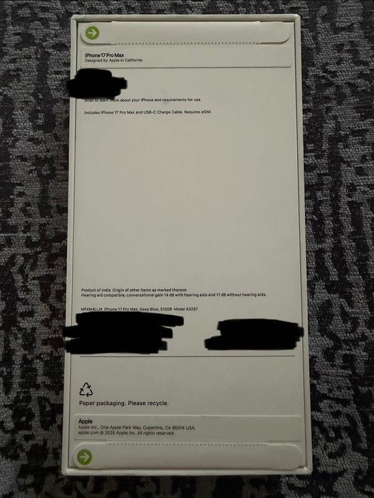 iPhone 17 Pro Max 512gb