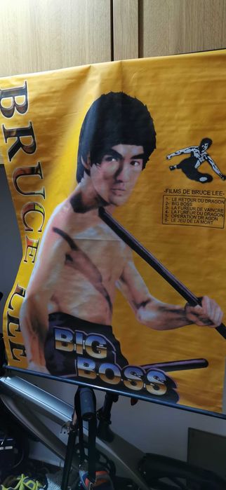 afis postere din material textil Bruce Lee