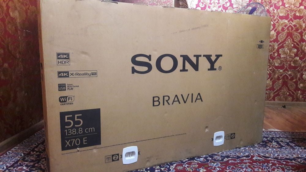 Срочно продам телевизор SONY BRAVIA "55 X70 4K