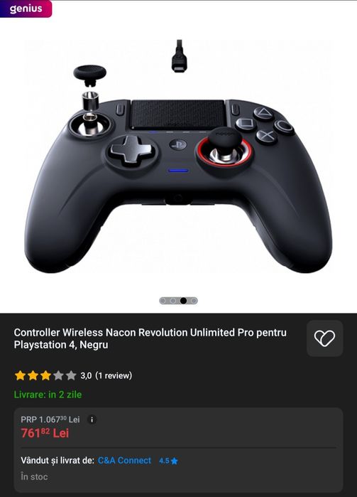 Controller Nacon Revolution Unlimited Pro