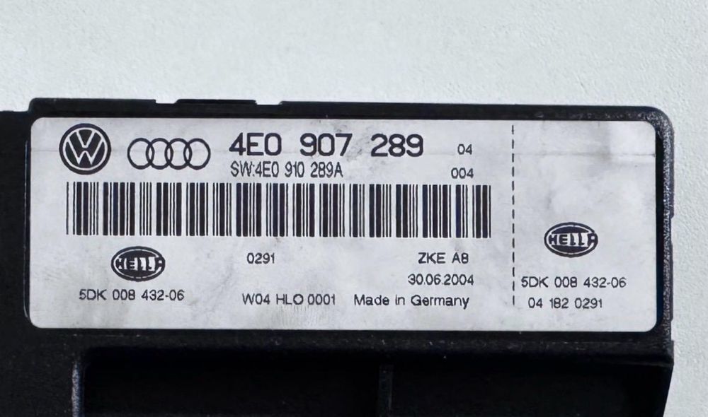 Calculator/modul confort Audi A8 4E D3 (2002-2009)cod:4E0907289