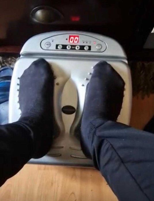 Aparat de masaj pentru picioare cu infraroșu (Fußmassager)
