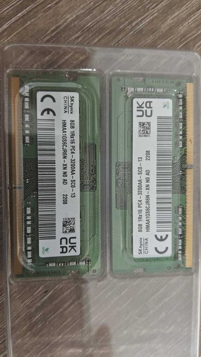 Placuțe ram 2 x 8Gb DDR4 3200AA