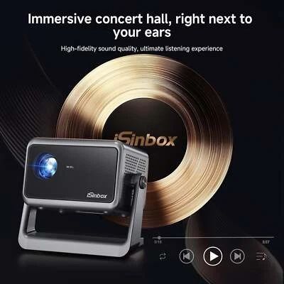 Isinbox Q8pro proiector cu focalizare automată și corecție trapezoida