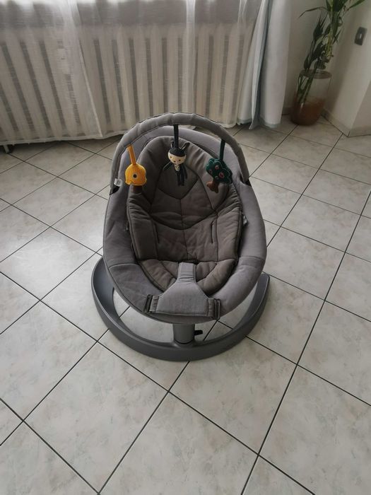 Nuna Leaf Grow Quartz + дъга с играчки