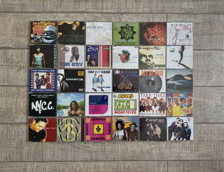 Pachet 6 - 60 maxi singles (MCD) muzica Eurodance anii 90