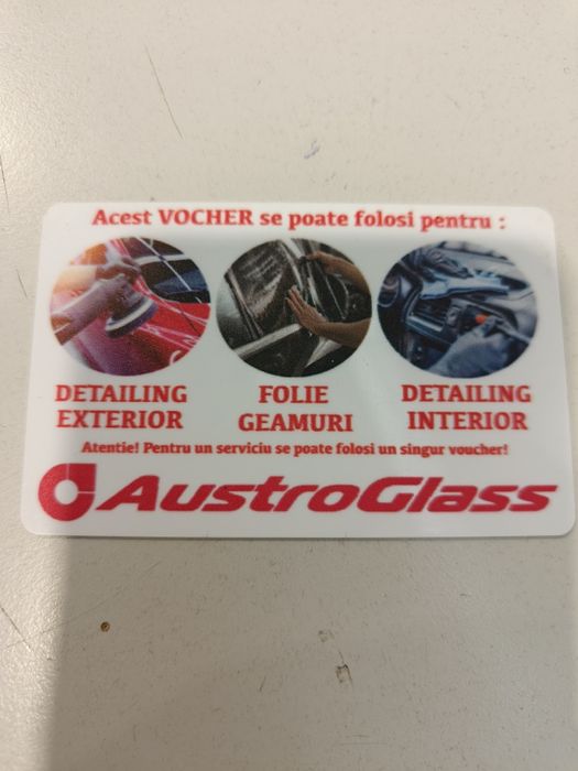 Voucher  Austroglass detailing