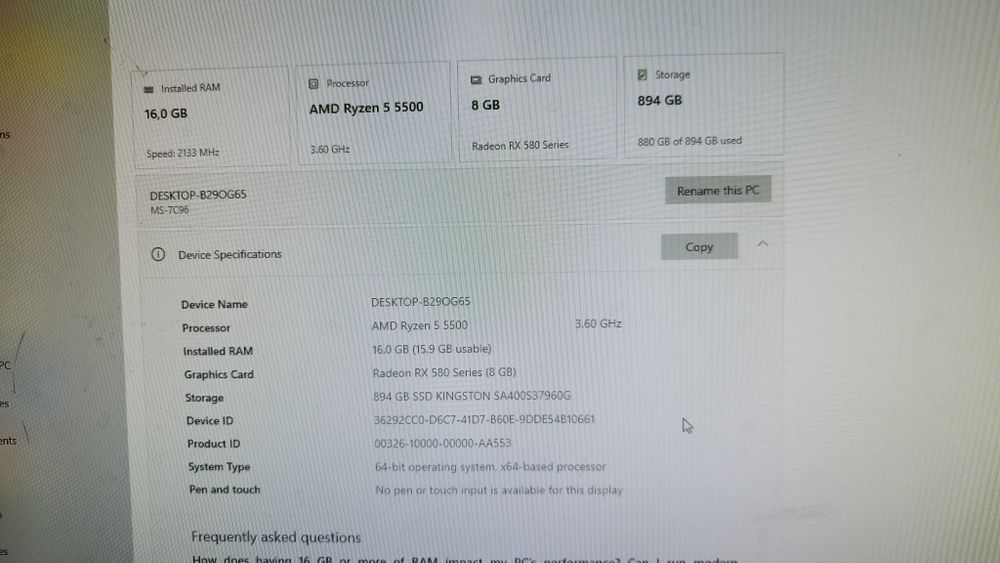 Pc gaming + volan gaming +monitor