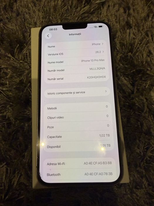IPHONE  13 pro max / memorie 1TB