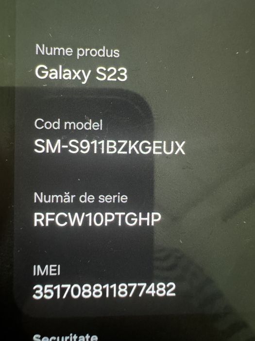 S23 256GB dual sim