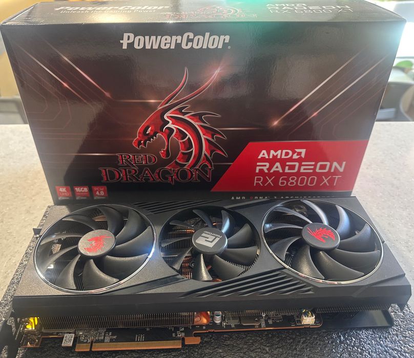 Видеокарта Radeon 6800xt 16 gb