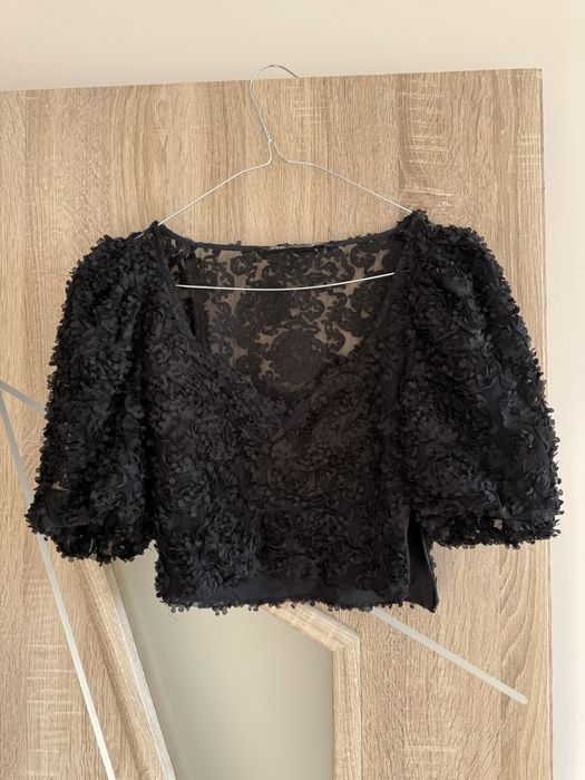 Черен топ - Зара