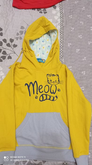 Худи с начёсом в отличном состоянии на бирке 134