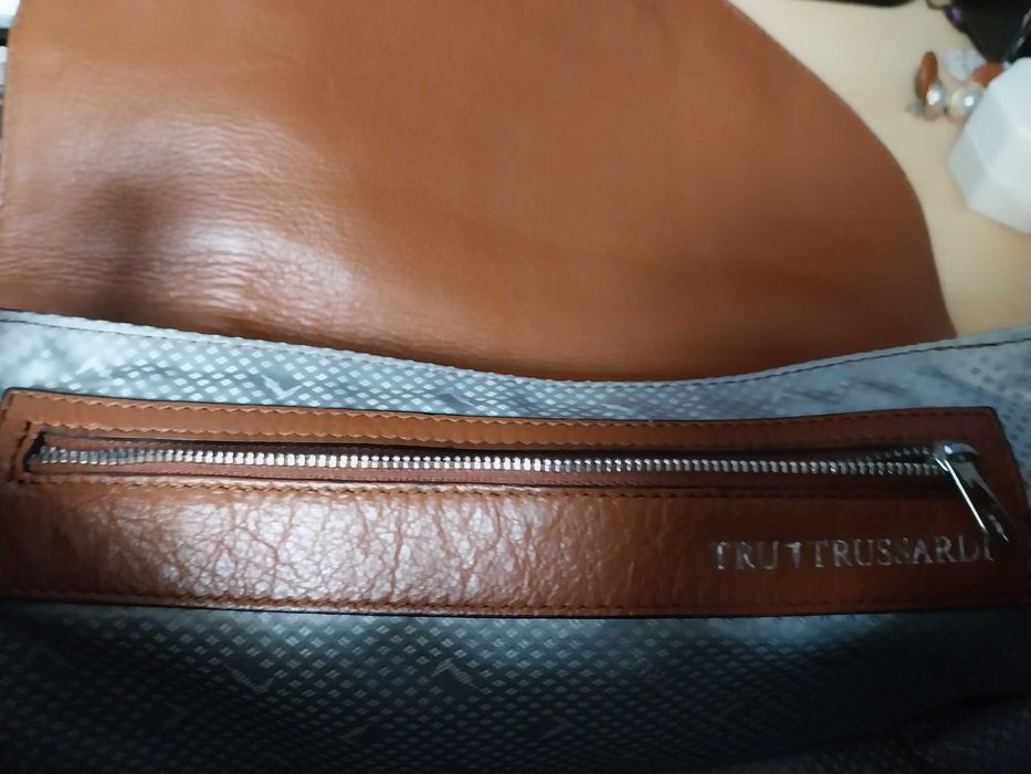 Geanta piele Tru Trussardi