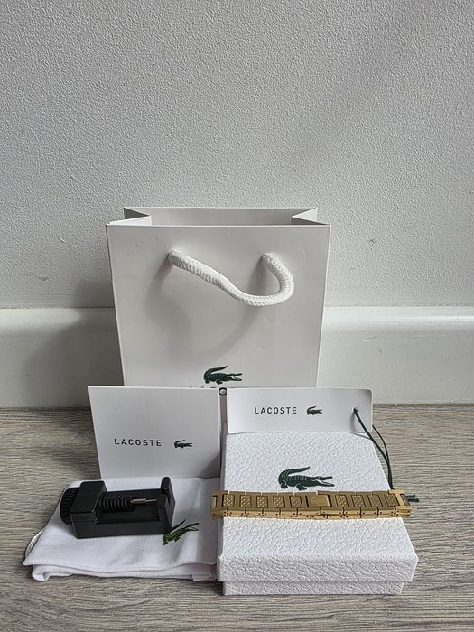 Bratara Lacoste - 21cm - Auriu