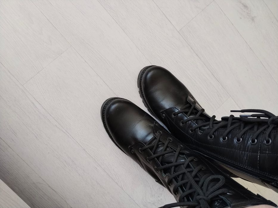 Продам берцы, кожа, размер 37, весна