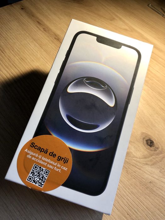 iPhone 16E - NOU, Sigilat - 128 GB, Black