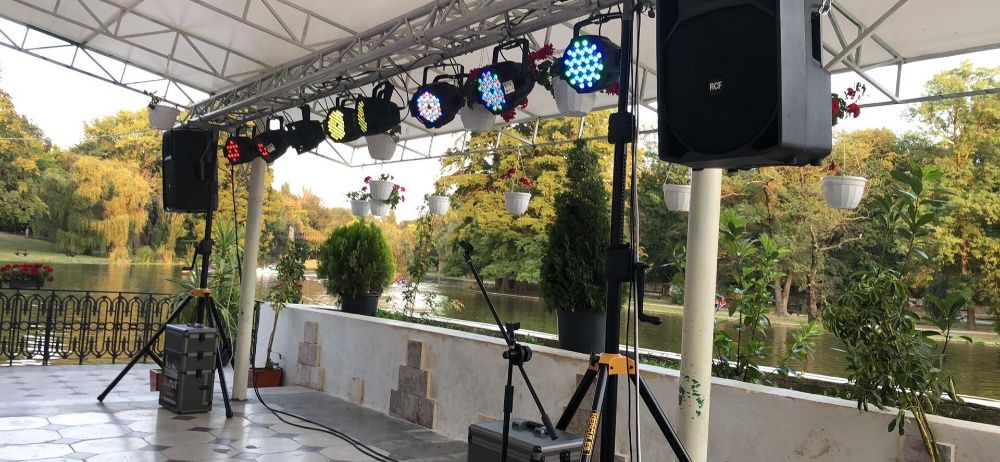 Sonorizari, schela lumini, scena, lumini ambientale