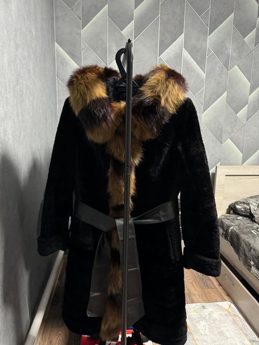 Шуба мутон теплая 48р