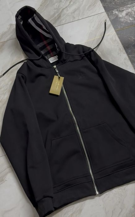 Зип худи burberry черная