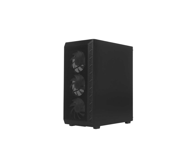 | Корпус для ПК Powercase Mistral S4B Black ATX Игровой 4 кулера