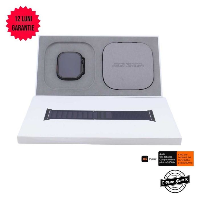Apple Watch Ultra 3 49mm GPS + Cellular Black Titanium - GARANTIE 12 LUNI | TrueGSM