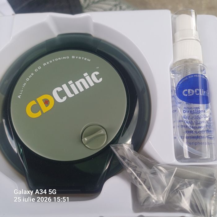 Sistem curatare cd dvd 2 bucăți