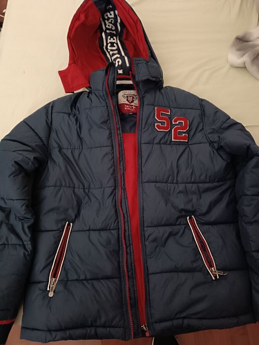 Geacă fis groasa cu vatelina la interior marca here+there mărimea 164.