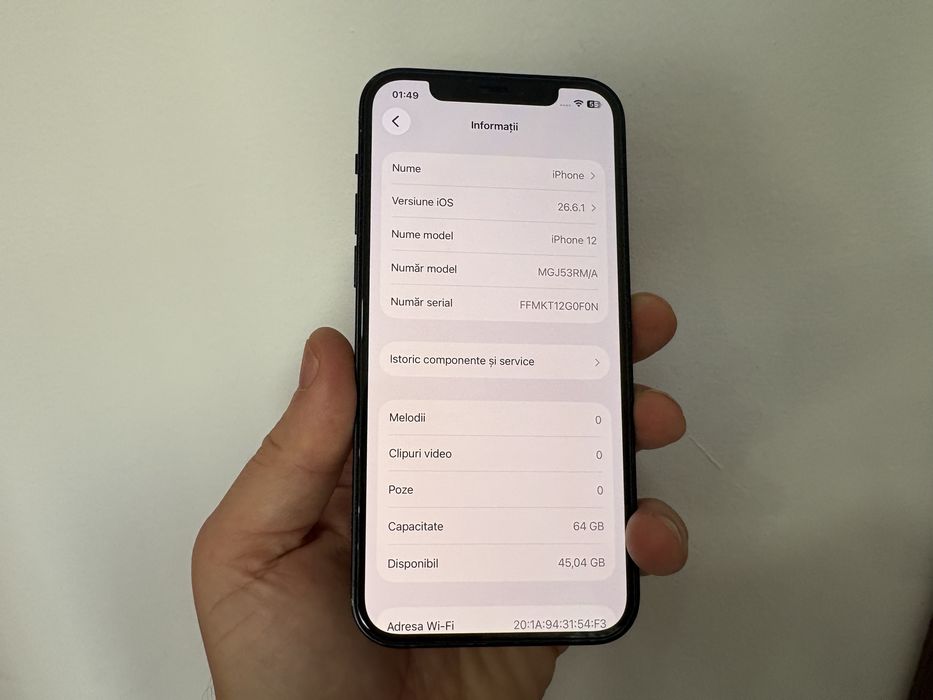 Iphone 12, 64 gb, Black