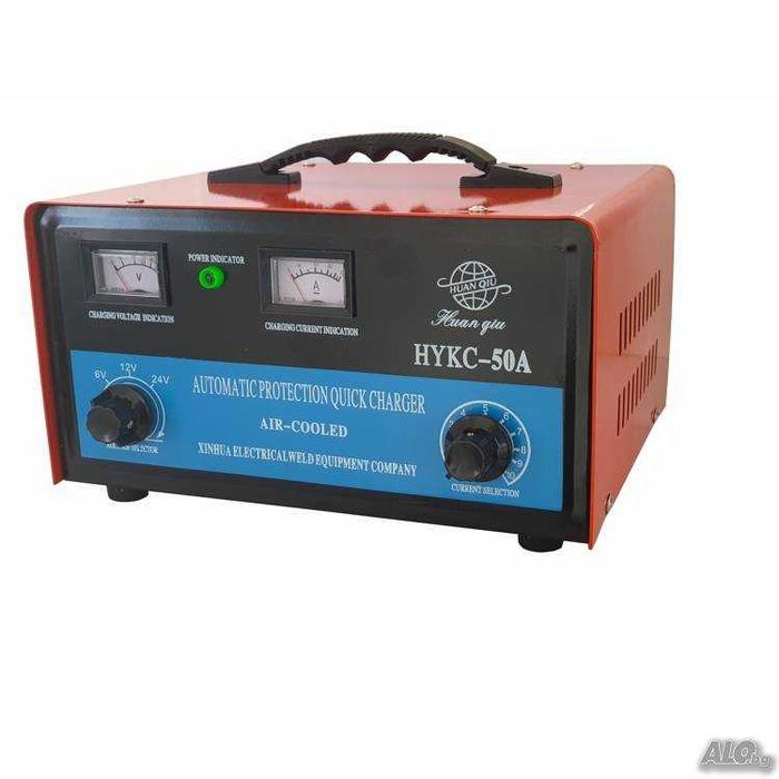 Зарядно за акумулатор 6/12/24V ,50A, 480/960 W- 2166, цена 50,20 лв.