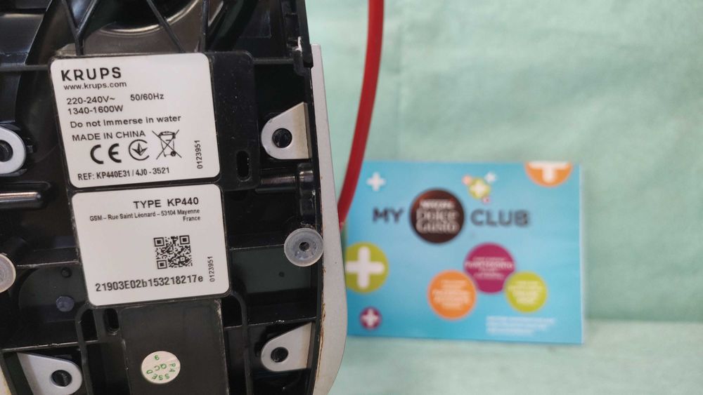 Кафемашина с гаранция 1 година Touch Automat NESCAFÉ® Krups Dolce Gusto Genio S.Silver Крупс за капсули система Долче густо