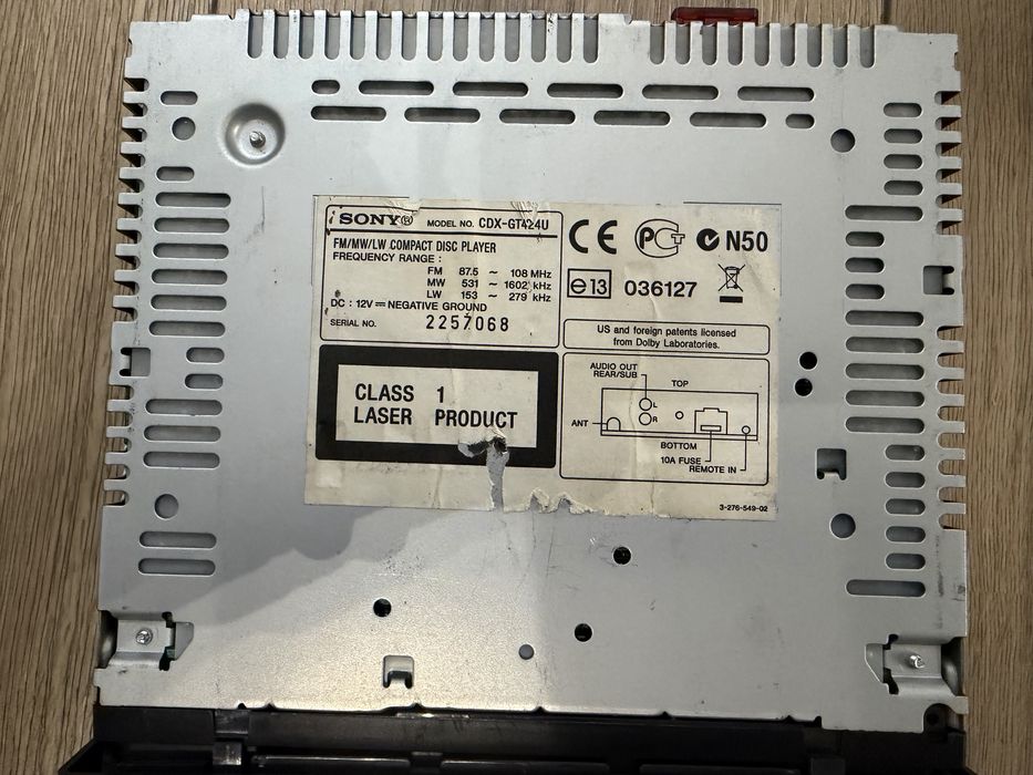 Sony CDX-GT424U CD USB плеър за кола