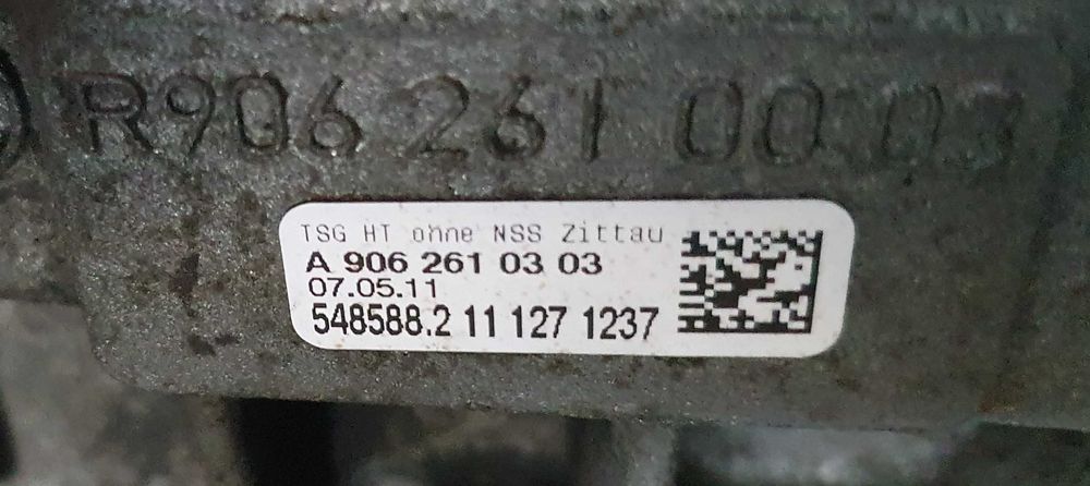 Cutie manuala 6+1 VW Crafter 2.0d Euro5