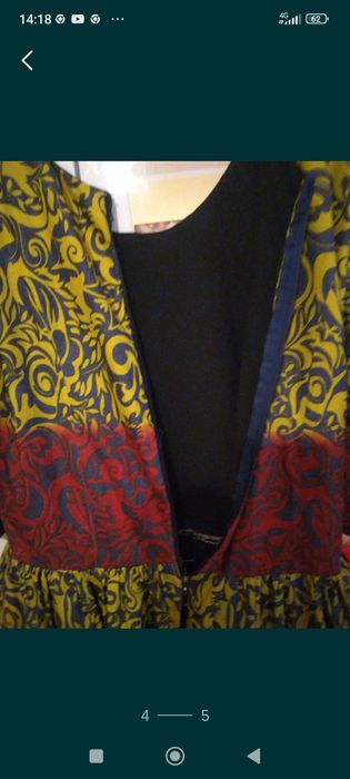 Rochie retro deosebită măr L