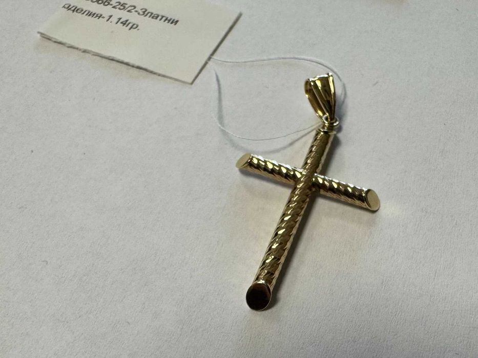 Златна висулка(кръст) 1.14гр.
